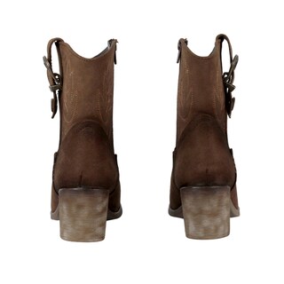 Foto 4 | Foto 4 | Botines Vaqueros Para Mujer Color Madera Cafe Elegancia Y Estilo Western Rodeo Moda Juvenil