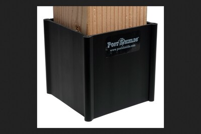 Foto 1 | Foto 1 | Escudo Post Shields Inc. Negro 10 X 10 Cm - Venta Internacional.