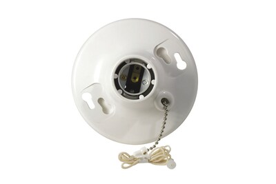 Foto 1 | Foto 1 | Soporte De Lámpara Leviton R50-08827-cw4 Con Cable En La Parte Superior Y Cadena De Tracción - Venta Internacional.