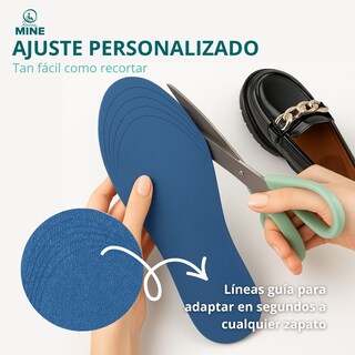 Foto 5 | Foto 5 | Plantillas Ergonómicas 4D Unisex | Soporte De Arco Acolchado Recortables Transpirables