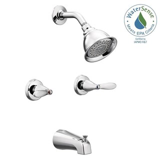 Foto 5 | Foto 5 | Grifo Para Bañera Y Ducha Moen Adler 2 Manijas Y 1 Rociador Cromado - Venta Internacional.