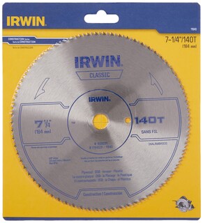 Foto 4 | Foto 5 | Hoja De Sierra Circular Irwin Classic Series Steel 140t 7 1/4 Pulgadas - Venta Internacional.