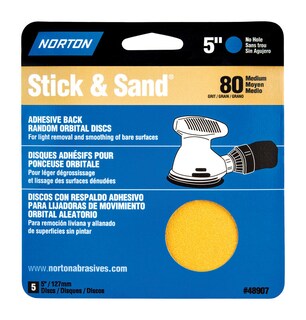 Foto 1 | Foto 1 | Disco De Lijado Norton Stick & Sand De Óxido De Aluminio 80 Grano 5 Pulgadas Paquete De 5 Pulgadas - Venta Internacional.