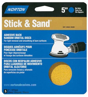 Foto 2 | Foto 2 | Disco De Lijado Norton Stick & Sand De Óxido De Aluminio 80 Grano 5 Pulgadas Paquete De 5 Pulgadas - Venta Internacional.