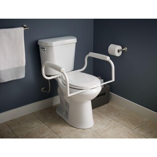 Foto 3 | Foto 3 | Barra De Seguridad Para Inodoro Handrail Delta De 23 Cm Con Empuñadura Blanca - Venta Internacional.