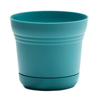 Foto 1 | Foto 1 | Maceta Bloem Saturn 7 Pulgadas Bermuda Con Platillo Color Verde Azulado - Venta Internacional.