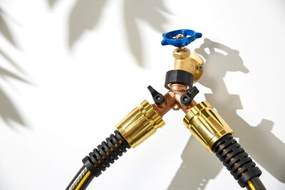 Foto 2 | Foto 2 | Adaptador De Grifo Orbit Brass De Doble Salida Con Control De Flujo - Venta Internacional.