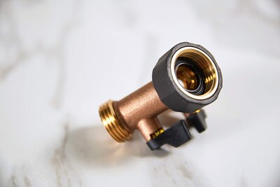 Foto 5 | Foto 5 | Adaptador De Grifo Orbit Brass De Doble Salida Con Control De Flujo - Venta Internacional.