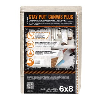 Foto 1 | Foto 1 | Lienzo Drop Cloth Trimaco Stay Put De 6 Pies X 8 Pies Pesado - Venta Internacional.
