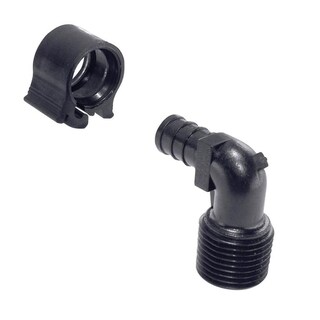 Foto 1 | Foto 1 | Codo Pexlock 30803 Macho 1/2 X 1/2 Mpt Negro - Venta Internacional.