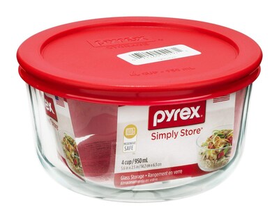 Foto 1 | Foto 1 | Recipiente De Almacenamiento De Alimentos Pyrex Simply Store De 1 Litro Con Tapa - Venta Internacional.