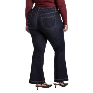 Foto 2 | Foto 2 | Jeans Flare Curvy Balam Bl7284 Azul Oscuro
