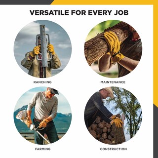 Foto 5 | Foto 5 | Guantes De Trabajo Wells Lamont De Piel De Vacuno Resistentes A Los Cortes - Venta Internacional.