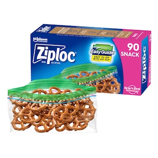 Foto 1 | Foto 1 | Bolsas Para Aperitivos Ziploc Easyguide Texture  90 Bolsas En Total - Venta Internacional.