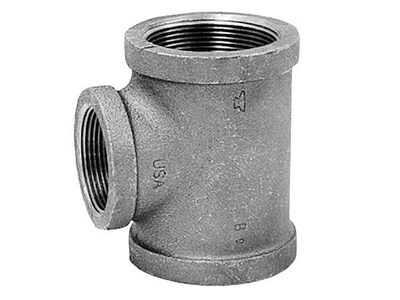 Foto 1 | Foto 1 | Yunque Reductor En Forma De T 1/2 Pulgadas Fpt X 3/4 Pulgadas Fpt Hierro Maleable Negro - Venta Internacional.