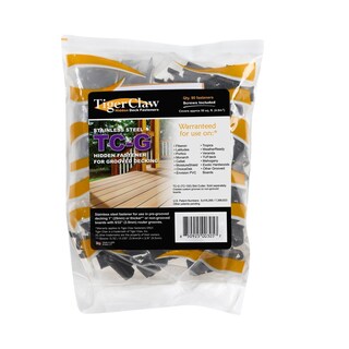 Foto 1 | Foto 1 | Sujetadores De Cubierta Tiger Claw Tc-g Para Tablas Ranuradas (paquete De 90) - Venta Internacional.