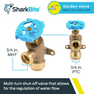 Foto 2 | Foto 2 | Válvula De Jardín Sharkbite Mht Push To Connect De 3/4 X 3/4 Pulgadas - Venta Internacional.