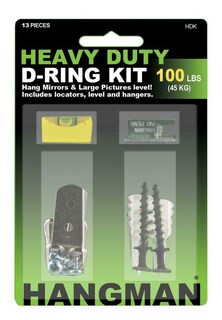 Foto 2 | Foto 2 | Kit Para Colgar Cuadros Hangman Hdk Heavy-duty D-ring 13 Piezas - Venta Internacional.