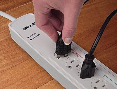 Foto 4 | Foto 4 | Cable Power Strip Woods 41704 6 Salidas 0 9 M 1780j Surge - Venta Internacional.