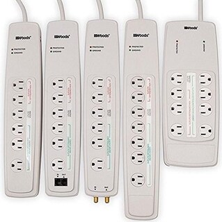 Foto 5 | Foto 5 | Cable Power Strip Woods 41704 6 Salidas 0 9 M 1780j Surge - Venta Internacional.