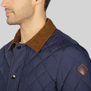 Foto 4 | Foto 4 | Chamarra Capitonada Para Hombre Con Bolsa Interior Greenlander Azul Marino