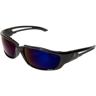 Foto 1 | Foto 1 | Gafas De Seguridad Edge Kazbek Xl  Envolventes  Color Negro/azul Con Espejo - Venta Internacional.