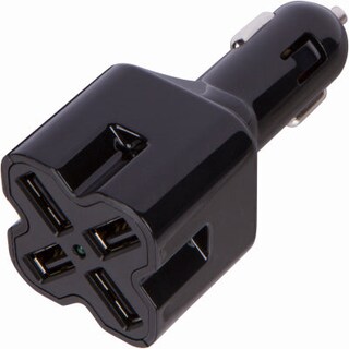 Foto 2 | Foto 2 | Cargador De Teléfono Móvil Getpower Power Para Coche De 4 Puertos 1 Paquete Negro - Venta Internacional.