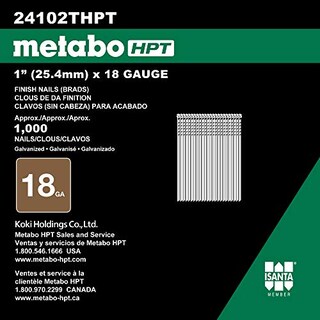 Foto 3 | Foto 3 | Clavos Brad Metabo Hpt 24102thpt Calibre 18 De 1 Cm Paquete De 1000 - Venta Internacional.