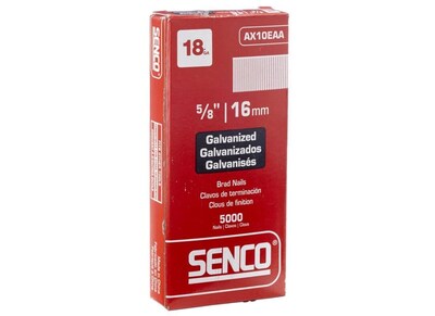 Foto 1 | Foto 1 | Uñas Senco Con Acabado Recto 18 Ga 5/8 Pulgadas 15 Mm 5000 Unidades - Venta Internacional.