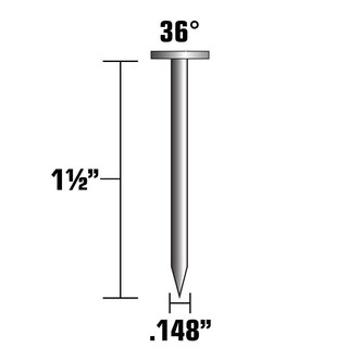 Foto 6 | Foto 6 | Uñas Para Enmarcar Metabo Hpt 17134hpt 36° 1 5 X 0 148 Pulgadas 3000 Unidades - Venta Internacional.