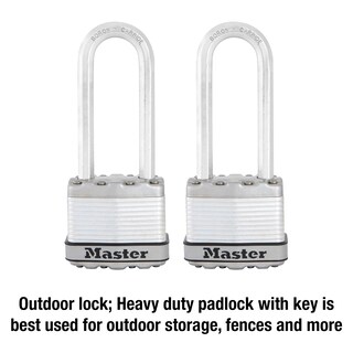 Foto 2 | Foto 2 | Lock Master Lock M1xtlj Resistente Paquete De 2 Unidades Con Llave - Venta Internacional.