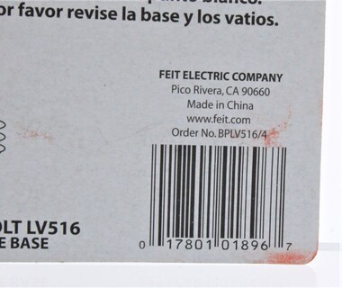 Foto 3 | Foto 3 | Bombilla Feit Electric Bplv516 De 4 W Incandescente 12 V - Venta Internacional.
