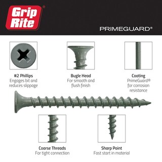 Foto 4 | Foto 4 | Tornillos Grip-rite Ptn158s1 4 13 Cm Grises 153 Unidades - Venta Internacional.