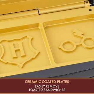Foto 7 | Foto 7 | Warner Brothers Harry Potter - Sandwichera Dual De Select Brands - Platos De Cocina Recubiertos De C