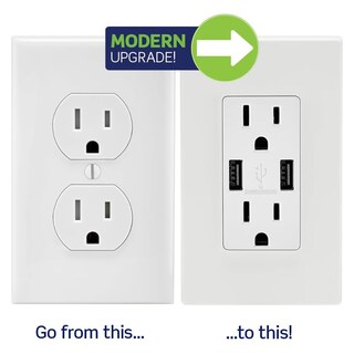 Foto 7 | Foto 7 | Cargador Usb Leviton Tipo A Con Toma De 20 A A Prueba De Manipulaciones - Venta Internacional.