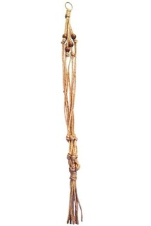 Foto 1 | Foto 1 | Macetas Primitive Macters 2855 Yute Con Cuentas Marrones 91 Cm - Venta Internacional.