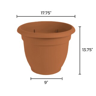 Foto 5 | Foto 5 | Maceta Bloem Ariana De Plástico Tradicional 35 X 45 X 45 Cm Terracota - Venta Internacional.