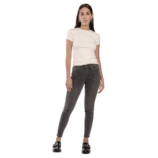 Foto 5 | Foto 5 | Jeans High Rise Skinny Mujer Balam Bl7213 Gris Oscuro