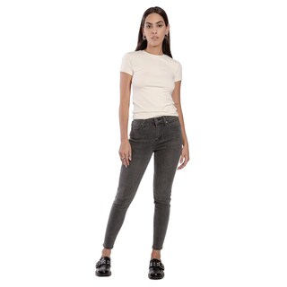 Foto 5 | Foto 5 | Jeans High Rise Skinny Mujer Balam Bl7213 Gris Oscuro
