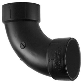 Foto 2 | Foto 2 | Tubo Charlotte Con Codo De 90 Grados Abs 1-1/2 Pulgadas Hub X 1-1/2 Pulgadas D - Venta Internacional.