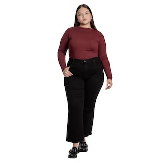 Foto 5 | Foto 5 | Jeans Straight Curvy Balam Bl7243 Negro