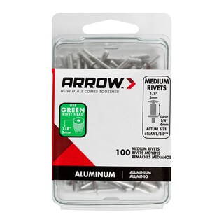 Foto 3 | Foto 3 | Pop Rivets Arrow Rma1/8ip De Aluminio De 3 Mm Paquete De 100 - Venta Internacional.