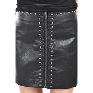 Foto 4 | Foto 4 | Falda Con Cierre Y Estoperoles Roman Fashion /juvenil 1422 (negro) Negro
