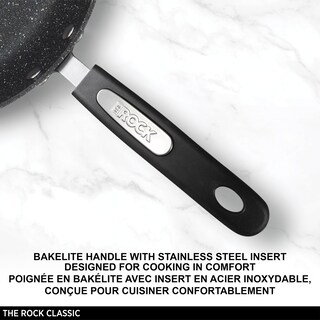 Foto 3 | Foto 3 | Sartén Starfrit The Rock De Aluminio Antiadherente De 24 Cm (9 5 Pulgadas) - Venta Internacional.