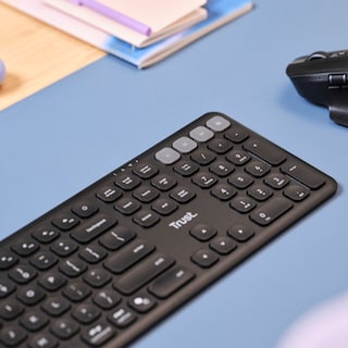 Foto 5 | Foto 5 | Teclado Inalámbrico Multidispositivo Trust / Vaiya