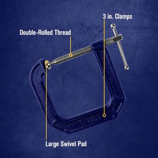 Foto 5 | Foto 5 | Pinza En C Irwin Tools Quick-grip Serie 100 Para Garganta Profunda 7 62 X 11 43 Cm - Venta Internacional.
