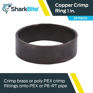 Foto 2 | Foto 2 | Anillos De Crimpado Para Tubos Pex Sharkbite De Cobre De 1 Pulgada Paquete De 25 - Venta Internacional.
