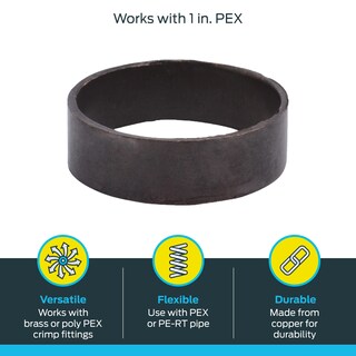 Foto 3 | Foto 3 | Anillos De Crimpado Para Tubos Pex Sharkbite De Cobre De 1 Pulgada Paquete De 25 - Venta Internacional.