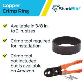 Foto 4 | Foto 4 | Anillos De Crimpado Para Tubos Pex Sharkbite De Cobre De 1 Pulgada Paquete De 25 - Venta Internacional.
