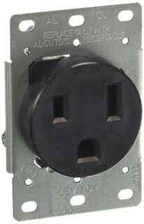 Foto 1 | Foto 1 | Receptáculo De Montaje Empotrado Leviton 5374-s00 50 Amperios Y 250 V - Venta Internacional.